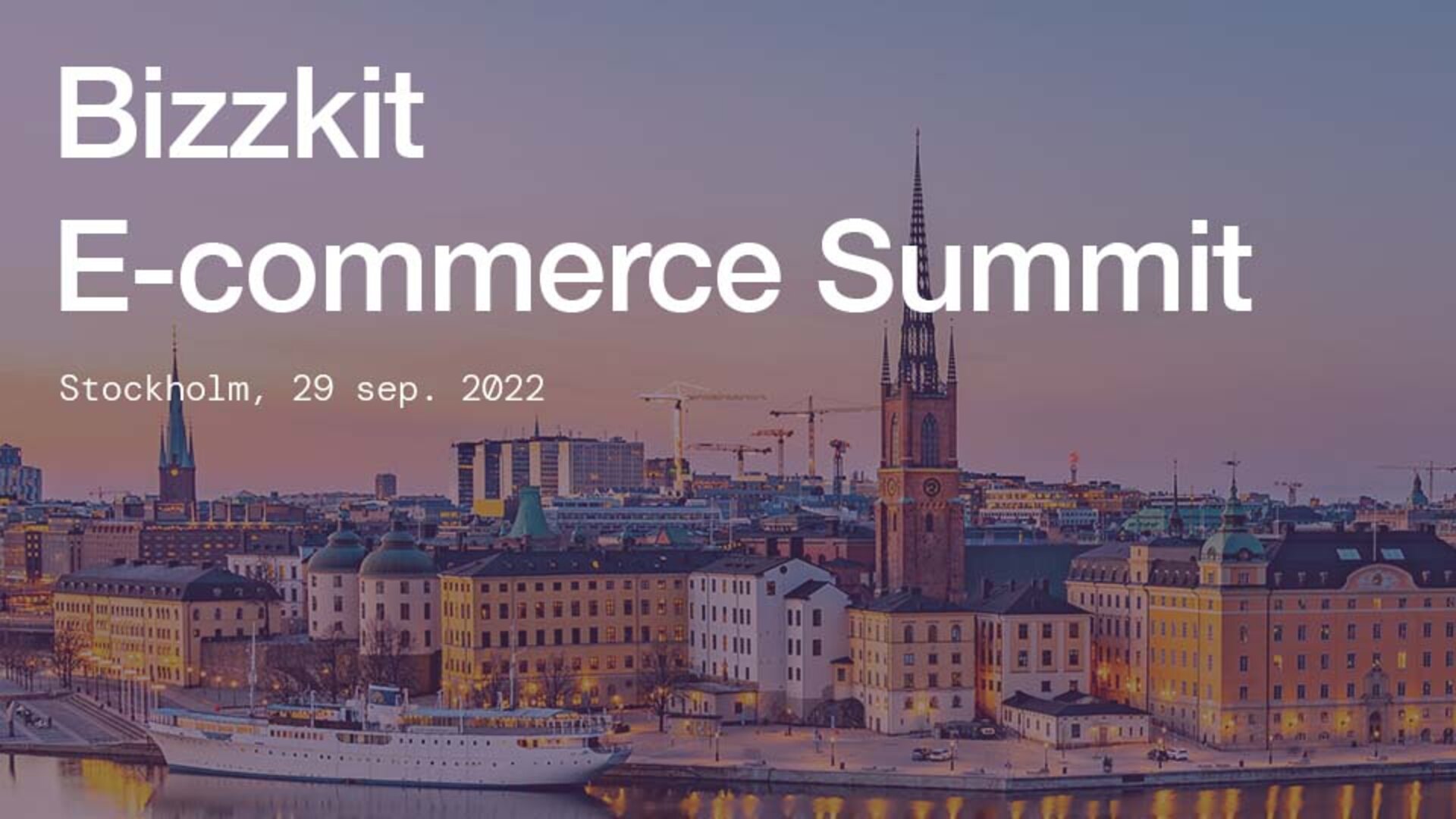 E-commerce Summit Stockholm 2022